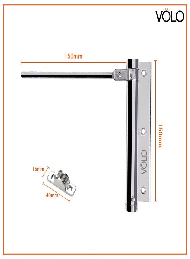 Volo Spring Door Closer for Residential/Commercial Purposes, for 35kg Light Weight PVC/Aluminium Doors, Converts Hinged Door to Automatic Self-Closing Door, Spring Door Closer (1) - Image 2